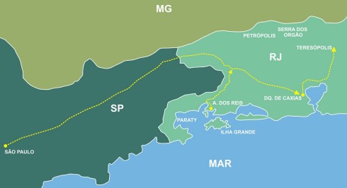 MAPA RJ SP