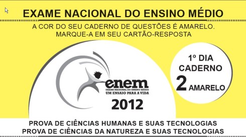 ENEM 2012_1º DIA