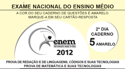 ENEM 2012_2º DIA